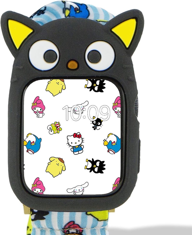 Sonix x Sanrio Apple Watch Cover | Bumper Case for Apple Watch | Protective Silicone Cover | Fits 38mm/40mm/41mm | Chococat - Black - Image 1